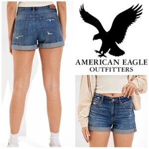 American Eagle Outfitters Women's Classic Blue Jean Shorts
